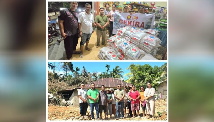 GEKIRA Salurkan Bantuan Sembako untuk Korban Bencana Alam di Sibolga-Tapteng-Tapsel