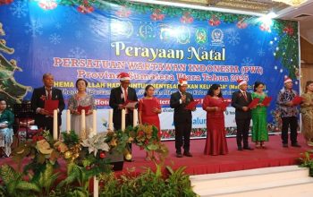 Perayaan Natal PWI Sumut Berlangsung Khidmat dan Diwarnai Aksi Kemanusiaan untuk Korban Bencana Alam