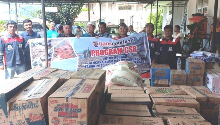 PT Trans Continent Salurkan Bantuan untuk Masyarakat Tapanuli Tengah Terdampak Banjir dan Longsor