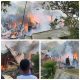 4 Rumah Terbakar di Pemukiman Pandat Sibolga