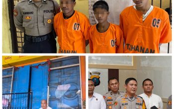 Di Bawah Komando Kapolres Tapteng yang Baru, Pelaku Penjarah Bina Swalayan Pandan Ditangkap