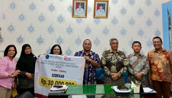 IAKN Tarutung Bekerja Sama dengan Persekutuan Gereja Indonesia di Korea, Salurkan Donasi Kemanusian Untuk Tapteng