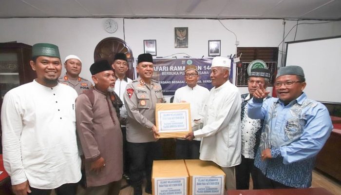 Kapolres Sergai Safari Ramadan & Buka Puasa Bersama MUI
