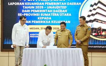Serahkan LKPD Tepat Waktu Wali Kota Sibolga Optimis Raih WTP Kembali