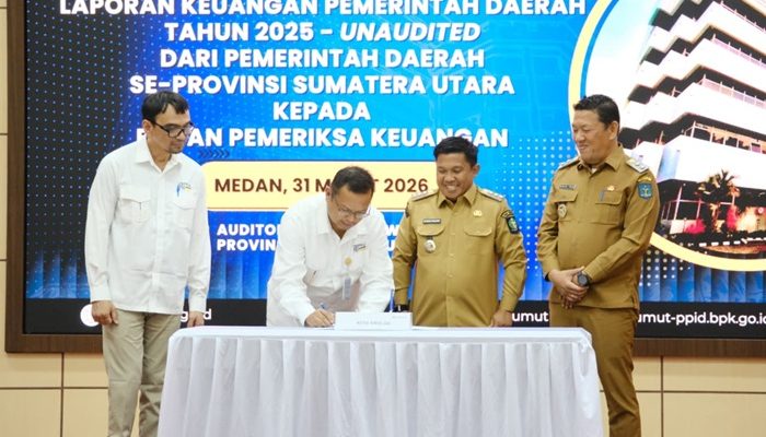 Serahkan LKPD Tepat Waktu Wali Kota Sibolga Optimis Raih WTP Kembali