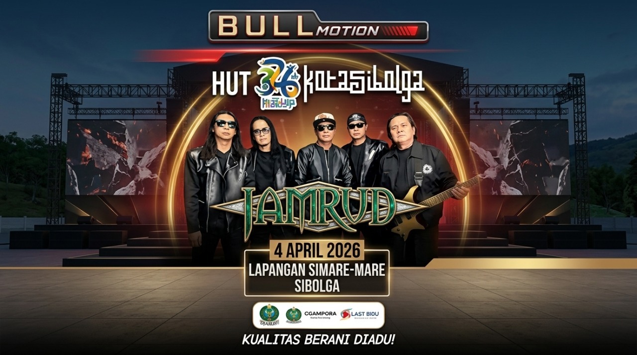 Jamrud Siap Guncang Malam Puncak HUT ke-326 Kota Sibolga di Lapangan Simare-mare