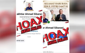 Jangan Dilayani Akun Palsu Bakhtiar Ahmad Sibarani Ini