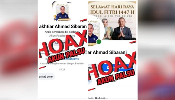 Jangan Dilayani Akun Palsu Bakhtiar Ahmad Sibarani Ini