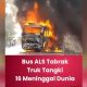 16 Tewas dalam Kecelakaan Maut Bus ALS di Sumsel: Berikut Nama Para Korban