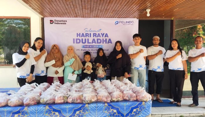 PT Pelindo Sibolga Pererat Kebersamaan dengan Penyaluran Hewan Kurban Idul Adha 1447 H