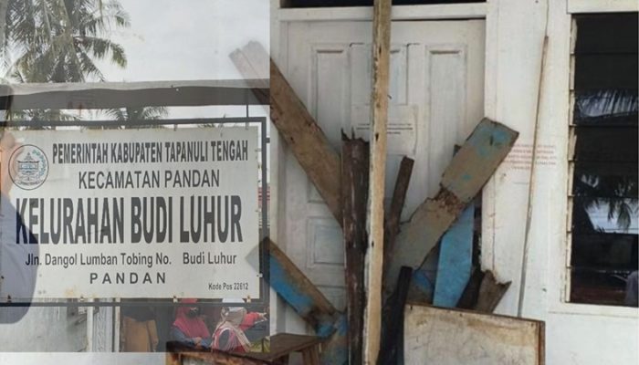 Kembali Warga Segel Kantor Lurah di Tapteng Terkait Jadup yang Tak Kunjung Cair