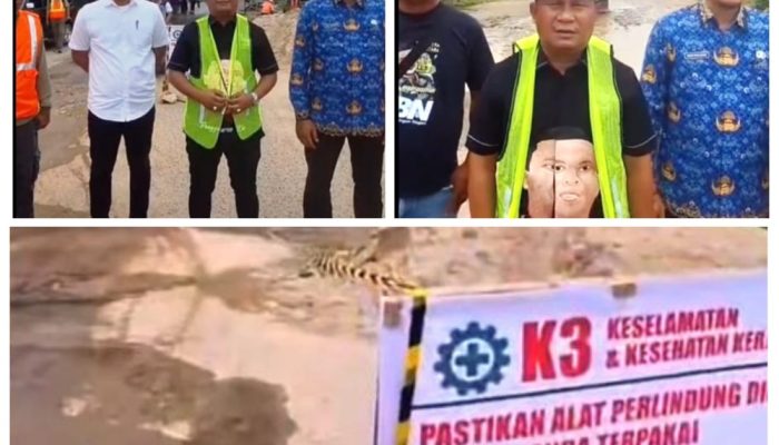 Anggota DPRD Sumut Tinjau Pembangunan Jalan Provinsi di Sibolga-Tapteng, Rahmansyah: Terima Kasih Pak Gubernur