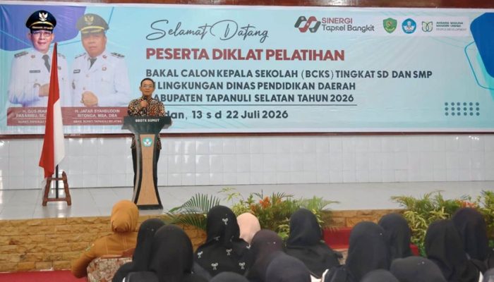 125 Bakal Calon Kepala Sekolah se-Tapanuli Selatan Ikuti Diklat BCKS 2026