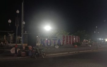 Herman Hulu Soroti Alun-alun Kota Pandan, Jogging Track, Lampu Jalan Lingkar Kota yang Tak Terurus