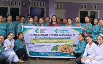 Edukasi Nugget Ikan Lele Kelor, Dosen dan Mahasiswa Dorong Pencegahan Stunting di Desa Silangkitang Kecamatan Pahae Jae
