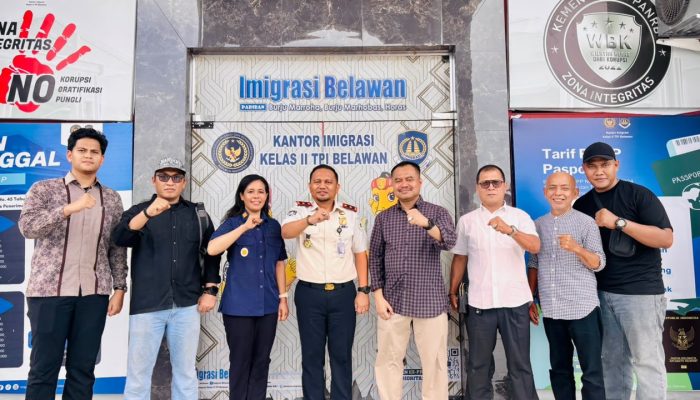 PWI Kunjungi Kantor Imigrasi Belawan: Puji Pelayanan dan Kebersihan Fasilitas