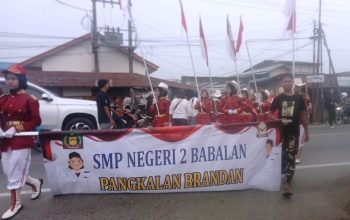 SMP Negeri II Babalan Toreh Prestasi, Raih Juara II Lomba “Brandan Bumi Hangus”