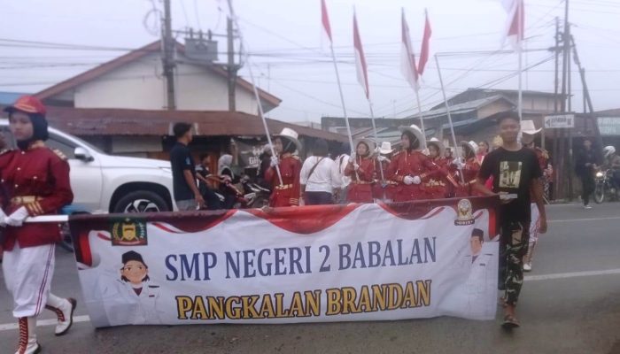 SMP Negeri II Babalan Toreh Prestasi, Raih Juara II Lomba “Brandan Bumi Hangus”