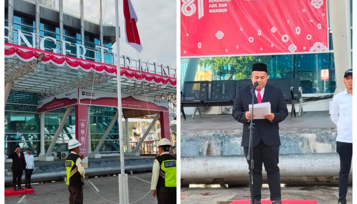 Upacara HUT ke-81 RI di Pelabuhan Sibolga Berlangsung Khidmat