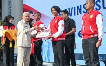 Sukses Jalankan Tugas, 74 Paskibraka Sumut Dilepas, Wagubsu: Pembinaan Harus Terus Berlanjut