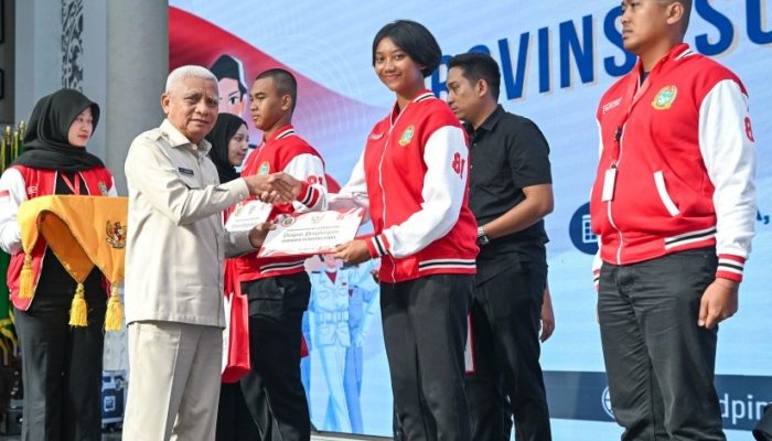 Sukses Jalankan Tugas, 74 Paskibraka Sumut Dilepas, Wagubsu: Pembinaan Harus Terus Berlanjut