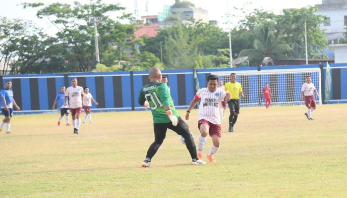 Turnamen Sepak Bola Gebyar Kemerdekaan, PS Pemko Sibolga Unggul 7:1 dari Ps Gupala Korem