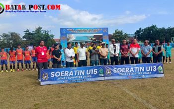 Turnamen Piala Soeratin Resmi Dibuka, Wali Kota Ajak Warga Sibolga Jadi Tuan Rumah yang Baik