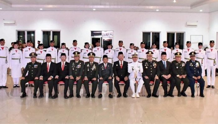 Paskibraka Sibolga Dikukuhkan Wali Kota Disaksikan Forkopimda