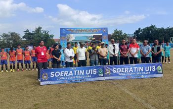 Turnamen Piala Soeratin Resmi Dibuka, Wali Kota Ajak Warga Sibolga Jadi Tuan Rumah yang Baik
