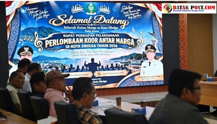Perlombaan Koor Antar Marga se-Kota Sibolga Digelar Kembali, Pendaftaran Oktober 2026