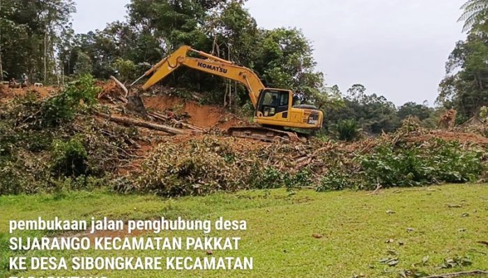 Jalan Desa Sijarango Pakkat-Sibongkare Tarabintang Tembus: Akses Masyarakat Semakin Mudah