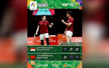 Sesuai Prediksi Indonesia Berhasil Nambah Emas dari Bulu Tangkis Lewat Perjuangan Leo dan Daniel