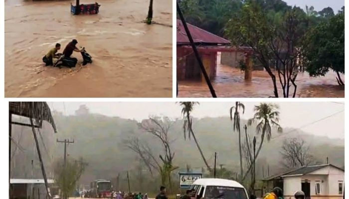 Tapteng Kembali Dilanda Banjir :Tanggul Jebol Warga Dievakuasi