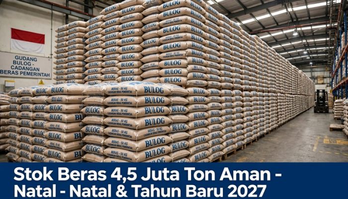 Stok Beras 4,5 Juta Ton Aman! Dirut Bulog Jamin Natal & Tahun Baru Tanpa Khawatir