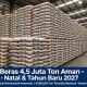 Stok Beras 4,5 Juta Ton Aman! Dirut Bulog Jamin Natal & Tahun Baru Tanpa Khawatir