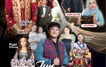 Malam Ini Bertabur Bintang di Acara Akad Nikah Ririn Pasaribu dan Wayu Sihotang di Barus