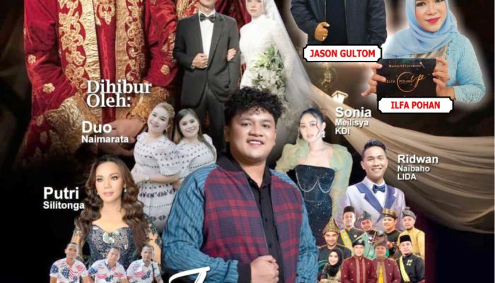 Malam Ini Bertabur Bintang di Acara Akad Nikah Ririn Pasaribu dan Wayu Sihotang di Barus