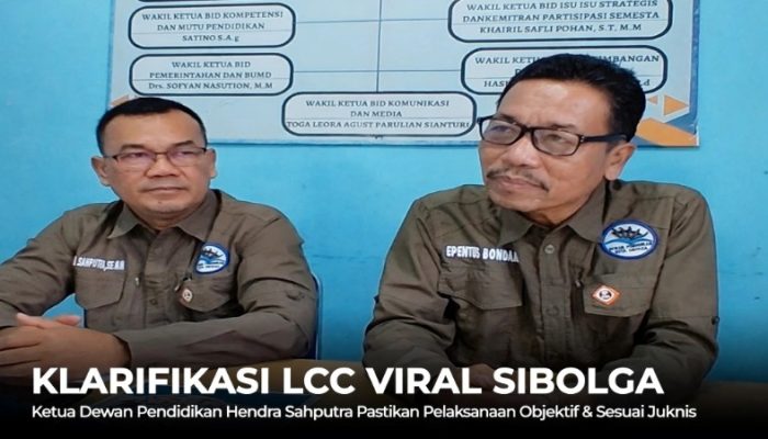 Viral Soal LCC SD-SMP di Sibolga, Ketua Dewan Pendidikan Buka Suara – Ungkap Kronologi dan Aturan Main Babak Rebutan