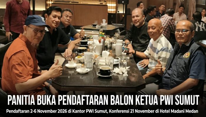 Panitia Buka Pendaftaran Balon Ketua PWI Sumut dan Ketua DKP: Ini Syaratnya