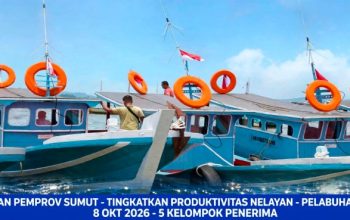 Bahagia! 5 Kelompok Nelayan Sibolga Dapat Kapal 5 GT dari Pemprovsu: Melaut Makin Jauh, Rezeki Makin Luas