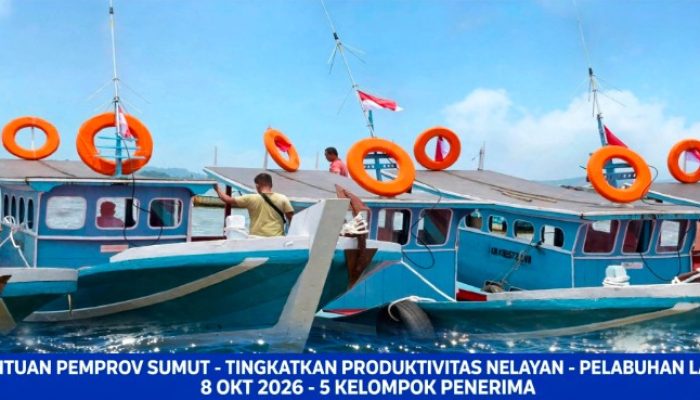 Bahagia! 5 Kelompok Nelayan Sibolga Dapat Kapal 5 GT dari Pemprovsu: Melaut Makin Jauh, Rezeki Makin Luas