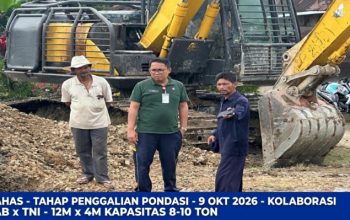 Akhirnya Jembatan Merah Putih Tapian Nauli Mulai Dibangun: Kolaborasi Hebat Pemkab Humbahas & TNI