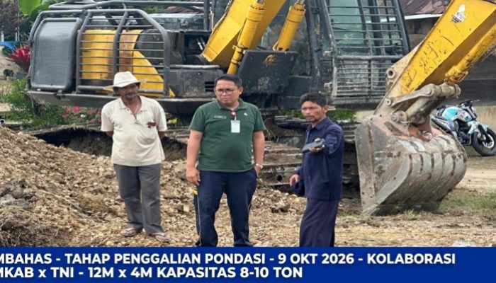 Akhirnya Jembatan Merah Putih Tapian Nauli Mulai Dibangun: Kolaborasi Hebat Pemkab Humbahas & TNI