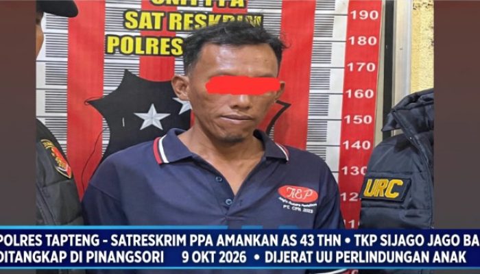 Kakek Tiri Bejat yang Cabuli Cucunya Selama 2 Tahun di Badiri Ditangkap Polisi