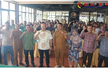 Relawan Forum Pengurangan Risiko Bencana Desa Sigiring-giring dan Aloban Bair Dikukuhkan