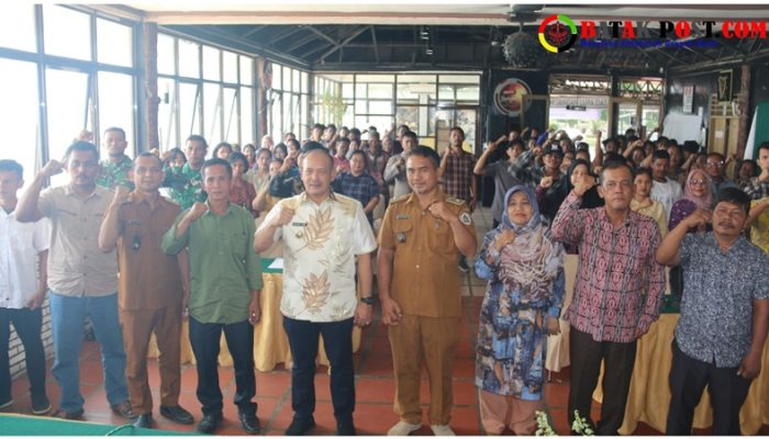 Relawan Forum Pengurangan Risiko Bencana Desa Sigiring-giring dan Aloban Bair Dikukuhkan