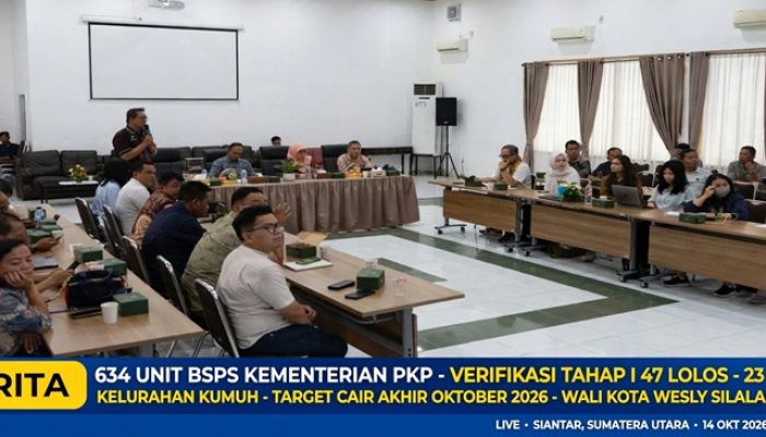 Tahun 2026 Pematangsiantar Dapat 634 Unit Bedah Rumah Tak Layak Huni dari Kementerian PKP
