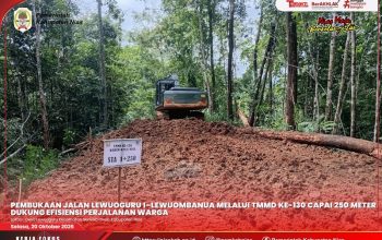TMMD ke-130 Buka Jalan Baru di Pedalaman Nias: Dari Hutan Belantara Jadi Akses Harapan 1,5 KM