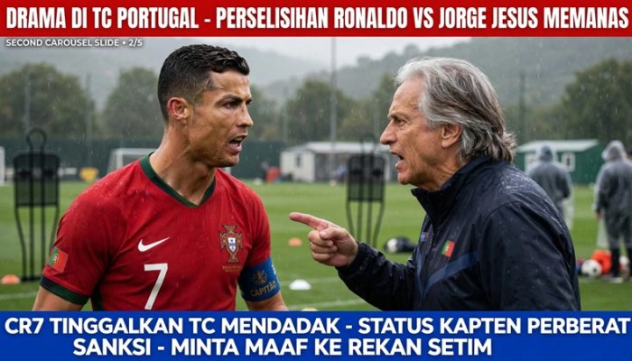 Geger! Cristiano Ronaldo Terancam Larangan 6 Bulan Bela Timnas Portugal Usai Tinggalkan TC Tanpa Izin
