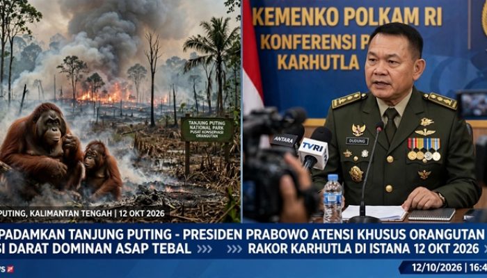 Menko Polkam Dudung Abdurachman: Tawaran Bantuan Karhutla dari Malaysia Belum Dibahas Pemerintah